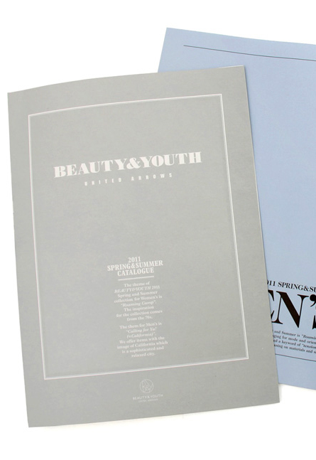 BEAUTY & YOUTH UNITED ARROWS 2011 SPRING & SUMMER CATALOGUE
