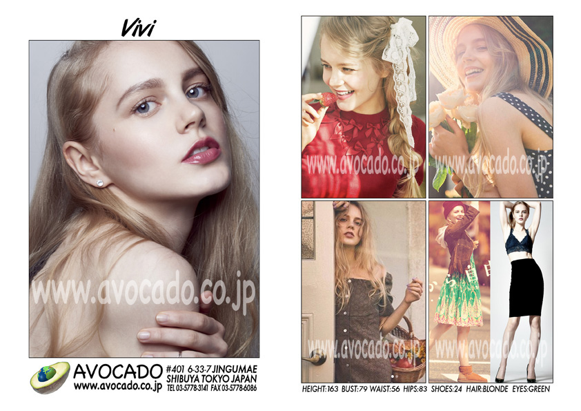 Vivi Models ｜ Avocado 外国人モデル事務所／model Agency Tokyo