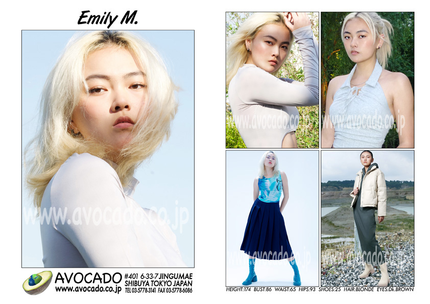 Emily M. Models ｜ AVOCADO外国人モデル事務所／MODEL AGENCY TOKYO